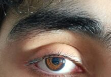 “오후만 되면 눈이 뻑뻑해요”… 단순 피로 아닌 ‘눈 건조증’ 경고일 수 있다 Close-up photo of a brown human eye.