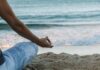 스트레스 관리, 일상에서 시작하는 마음 건강 습관 person in blue shorts sitting on beach shore during daytime